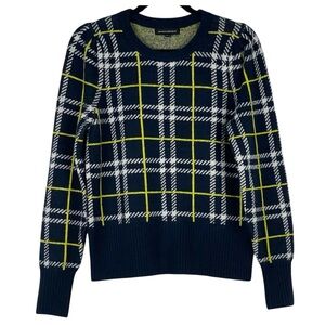 Banana Republic Multicolor Plaid Sweater Size M